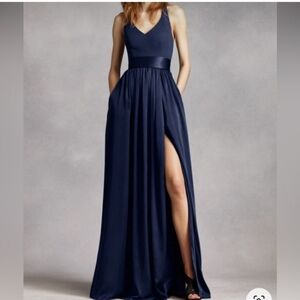 Vera Wang High Slit Dress Sz 18